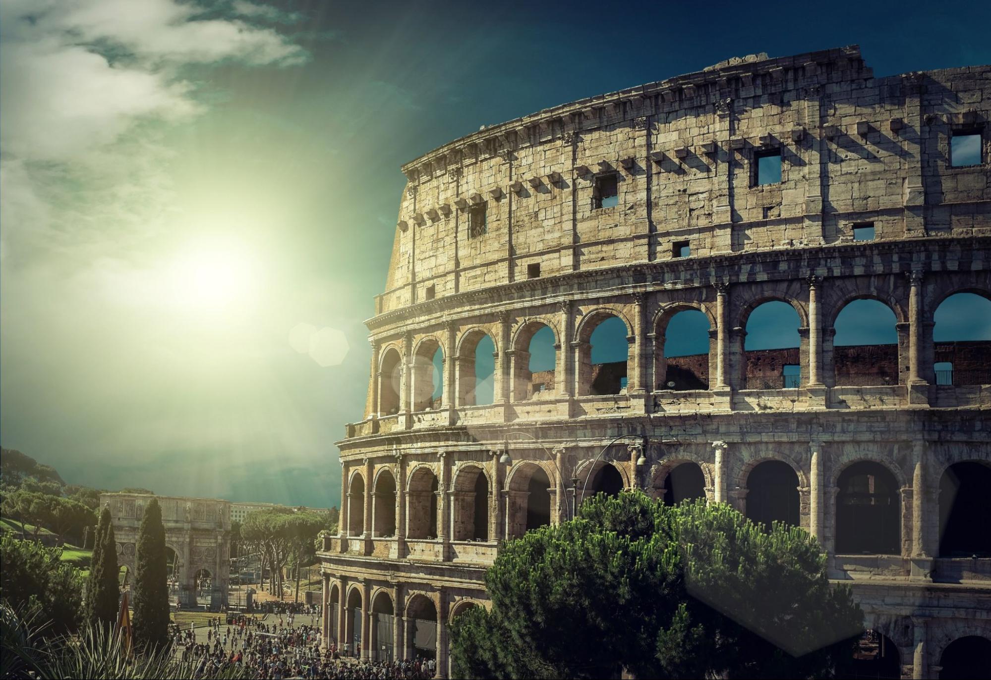 One of the most popular travel place in world - Roman Coliseum
