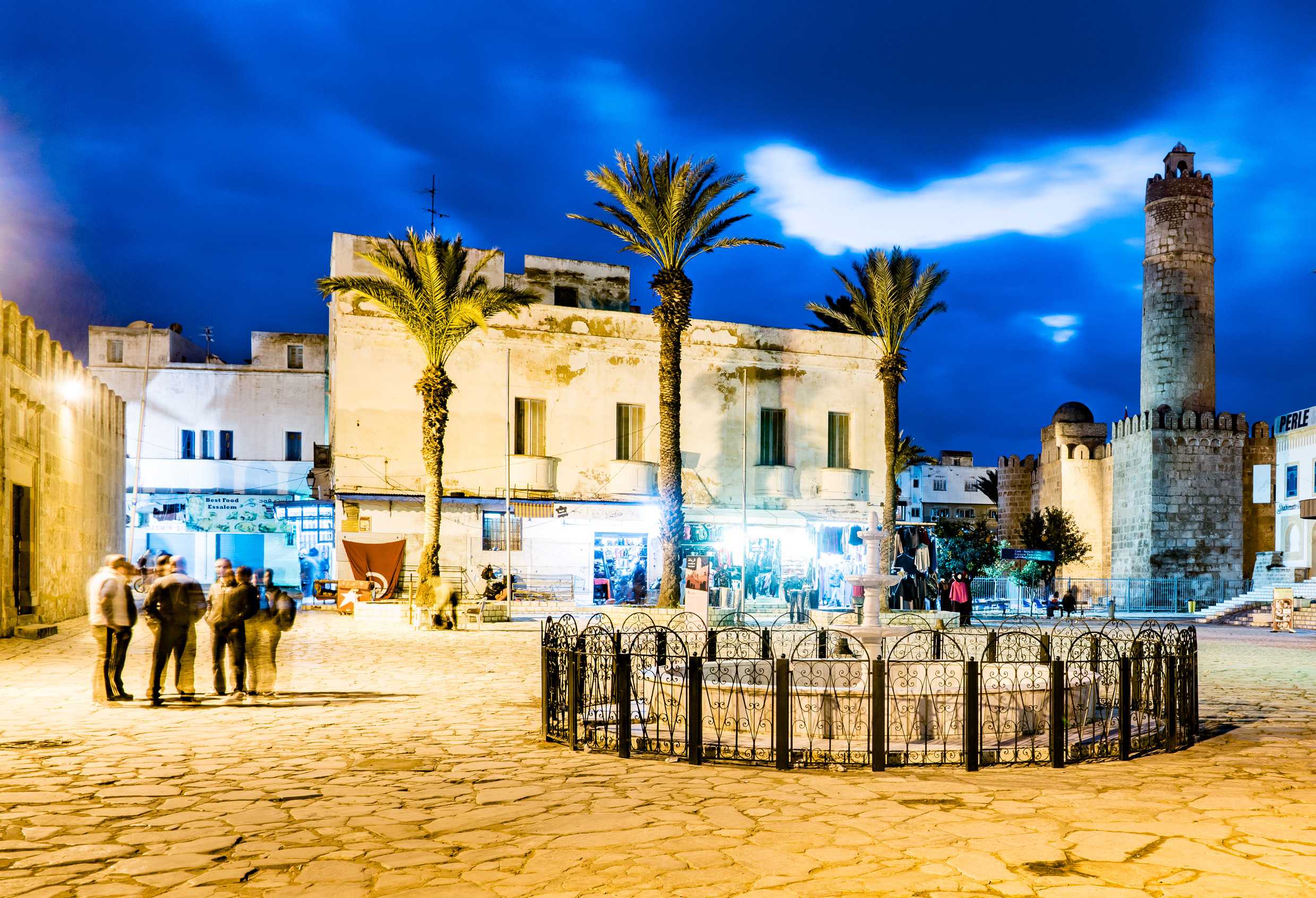 Night Scene In Sousse Night Scene In Sousse