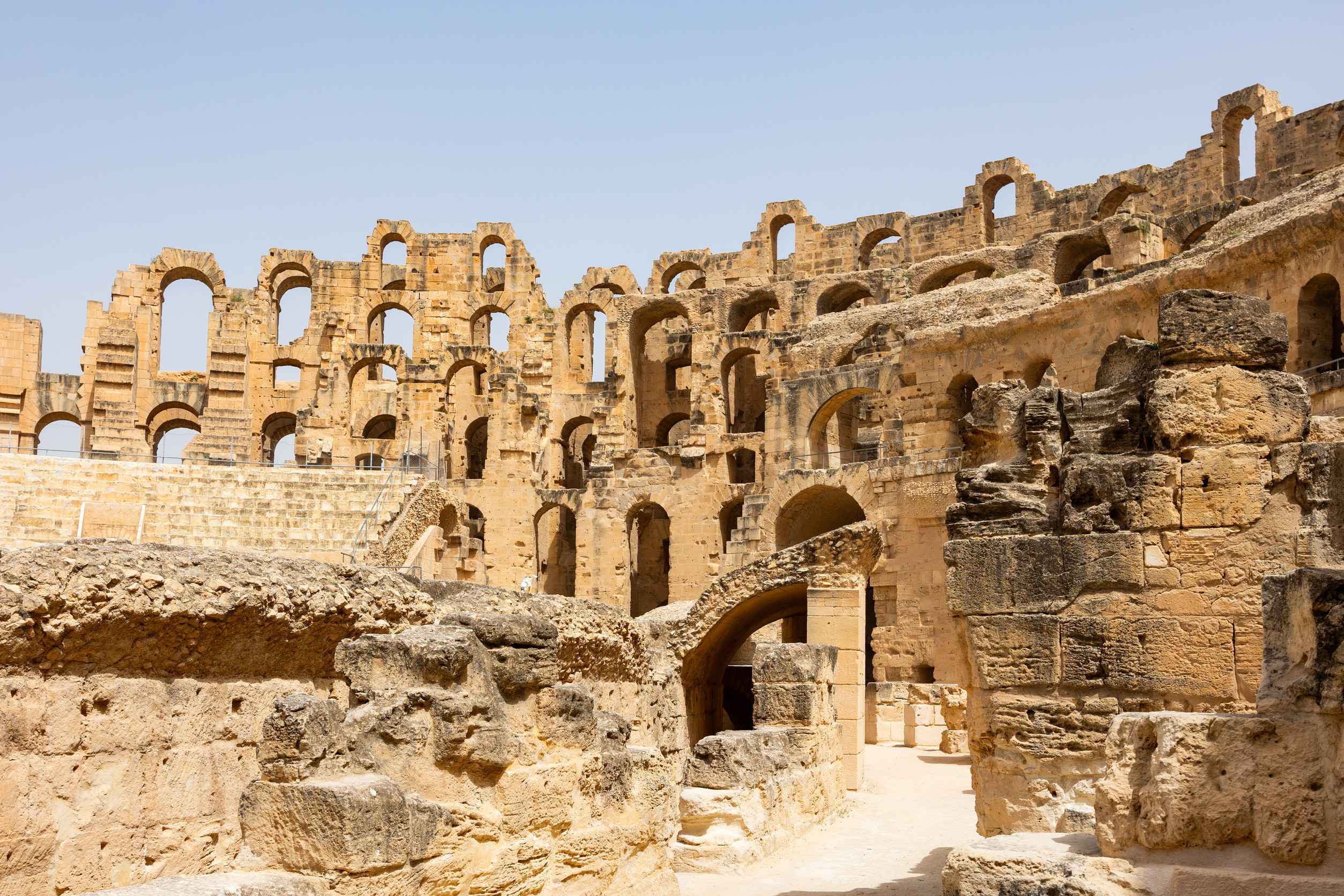 North Africa Huge Roman Amphitheater El Djem