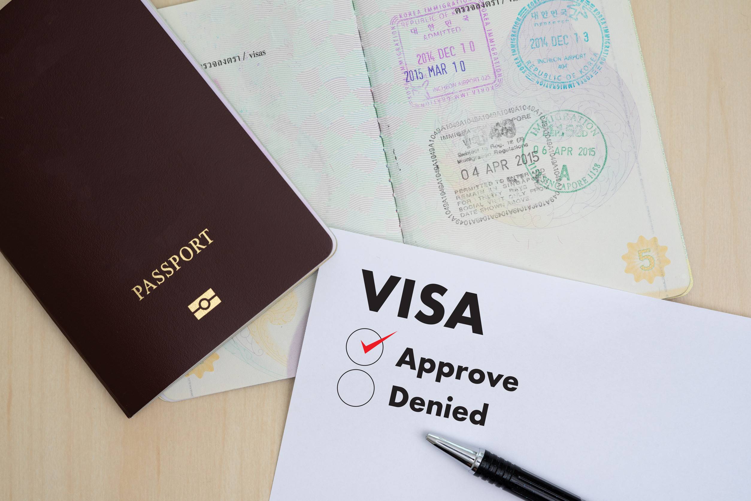 Visa Application Form To Travel Immigration A Document Visa Application Form To Travel Immigration A Document