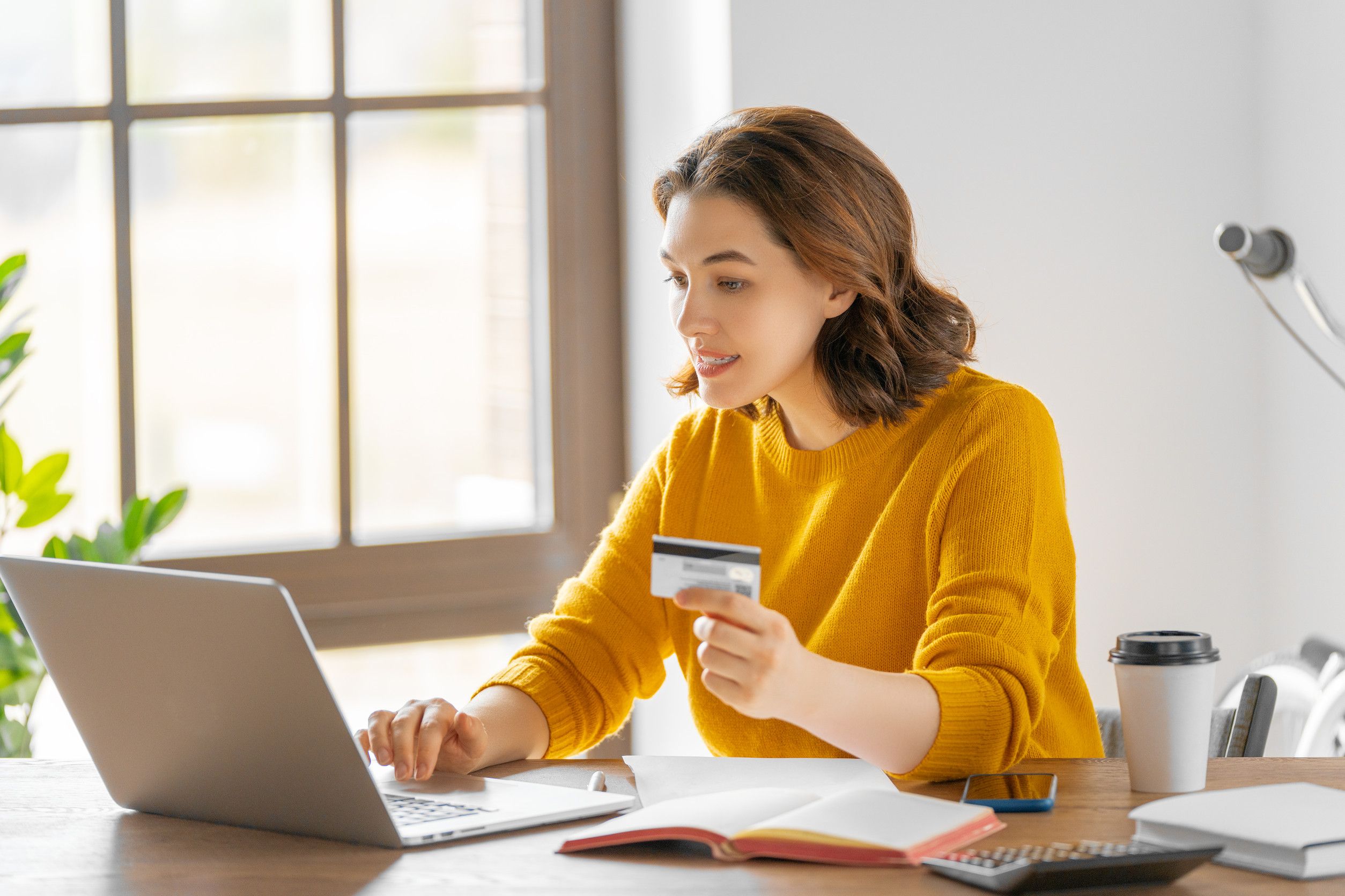 Woman Is Doing Online Payment