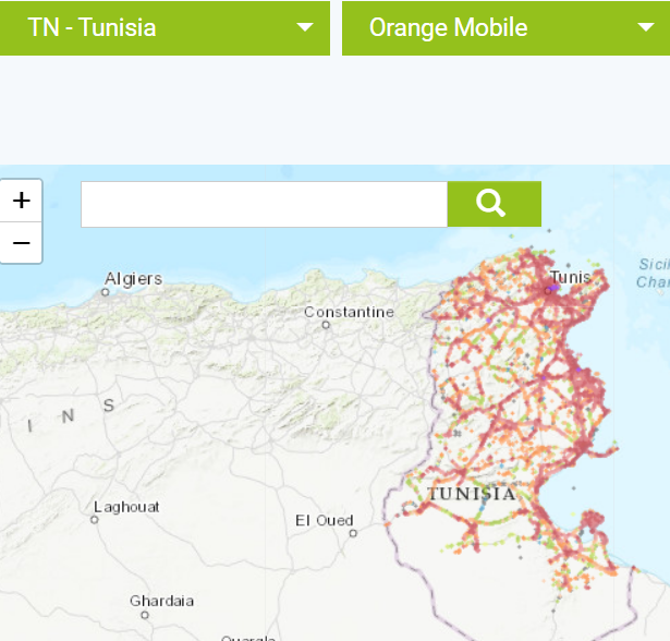 Orange Tunisia Network Coverage